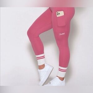 Vintage Bombshell pink sock leggings! Good condition!